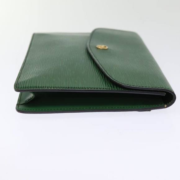 LOUIS VUITTON Epi Montaigne 27 Clutch Bag Green M52654 LV Auth 74313 - Picture 4 of 16